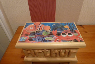 Sea and fish themed boxes