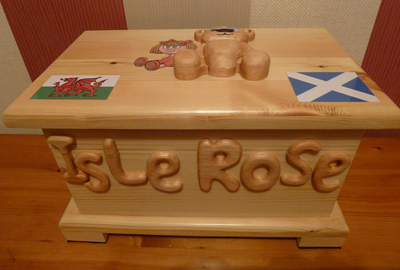 Welsh and Scottish Teddy Bear themed box