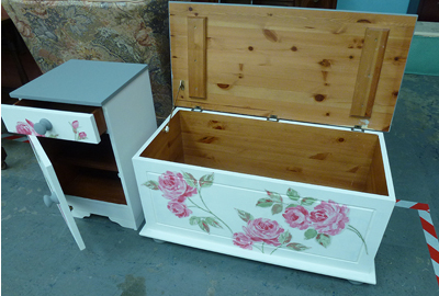 Rose Floral design furniture