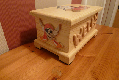 Welly's 'pirate' themed box